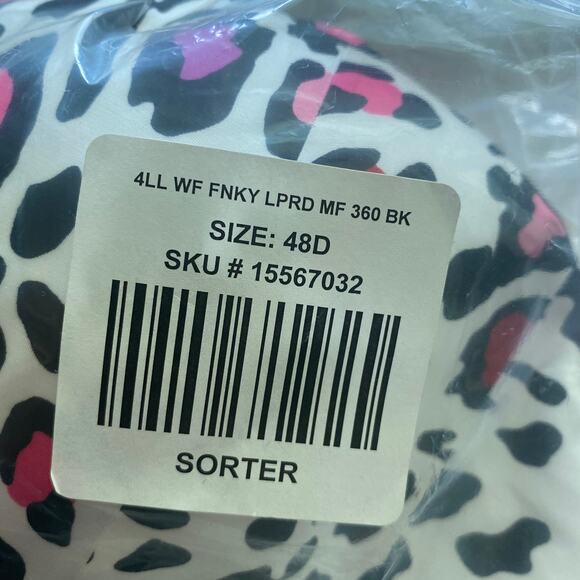 Torrid NWT Lightly Lined Everyday Wire-Free Bra Leopard 360° Back Smoothing 48D - Picture 9 of 9